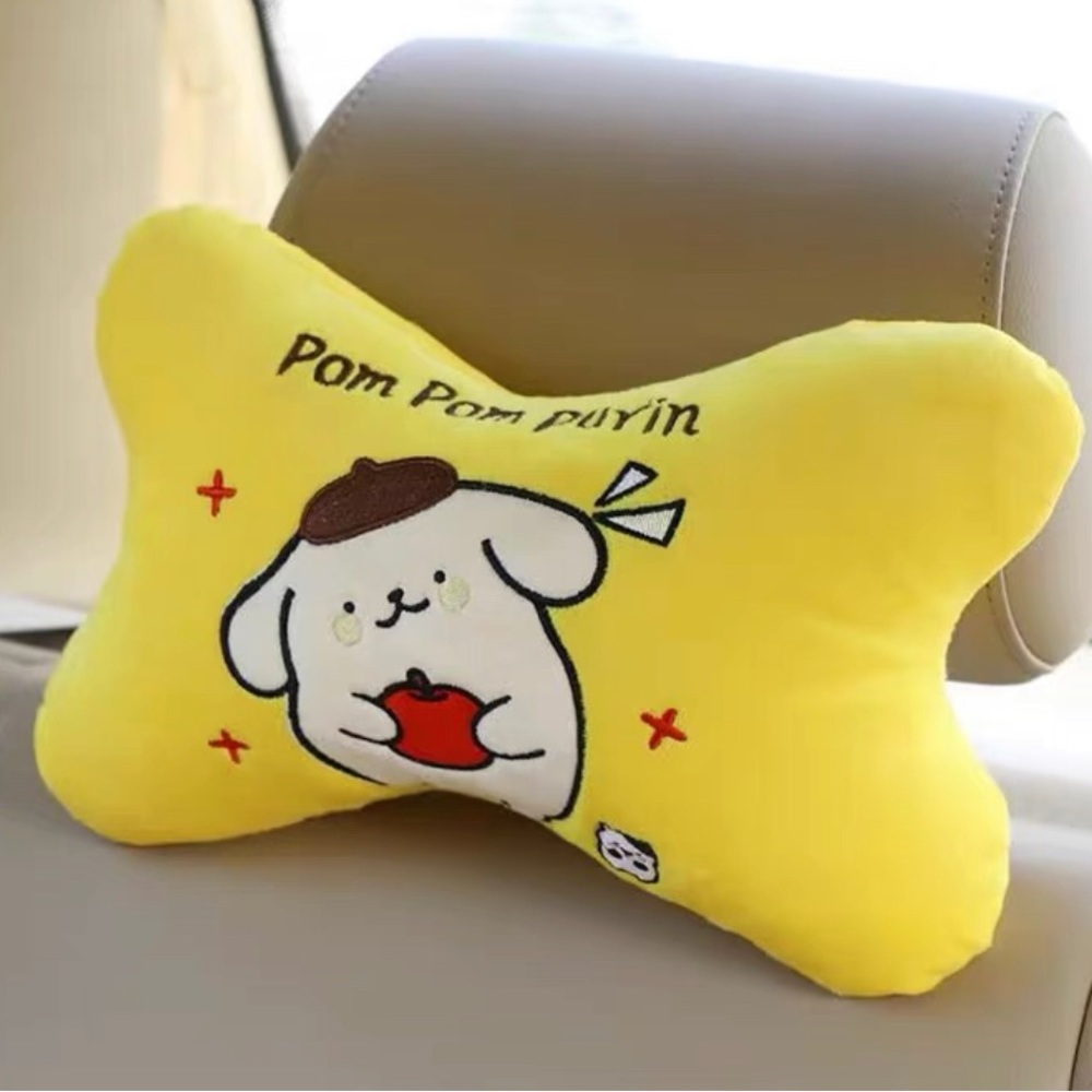 Pompompurin Car Headrest Pillow